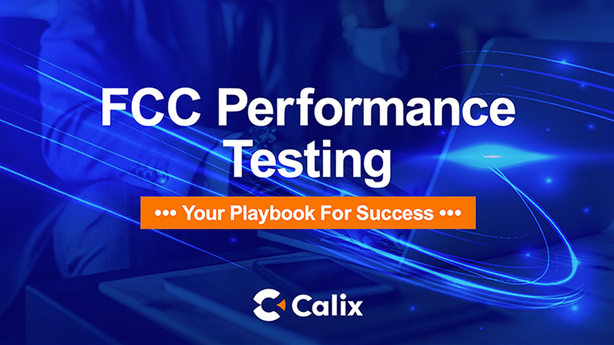 cover of FCC performance testing ebook