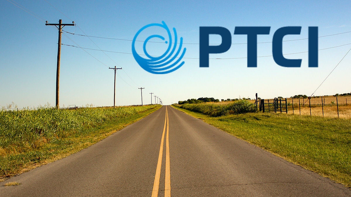 PTCI logo over country road scene