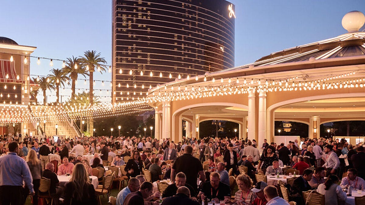 Reception at Wynn resort Las Vegas